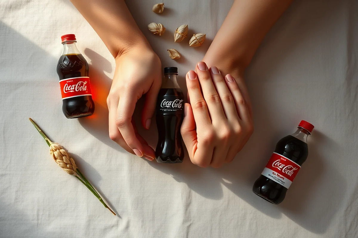 the friendly and coca cola — The Friendly and Coca Cola (the finished result)