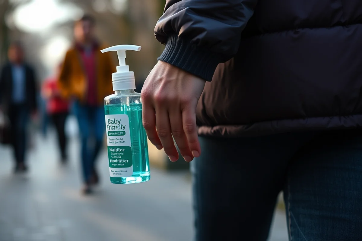 baby friendly hand sanitizer — Baby Friendly Hand Sanitizer (step by step)