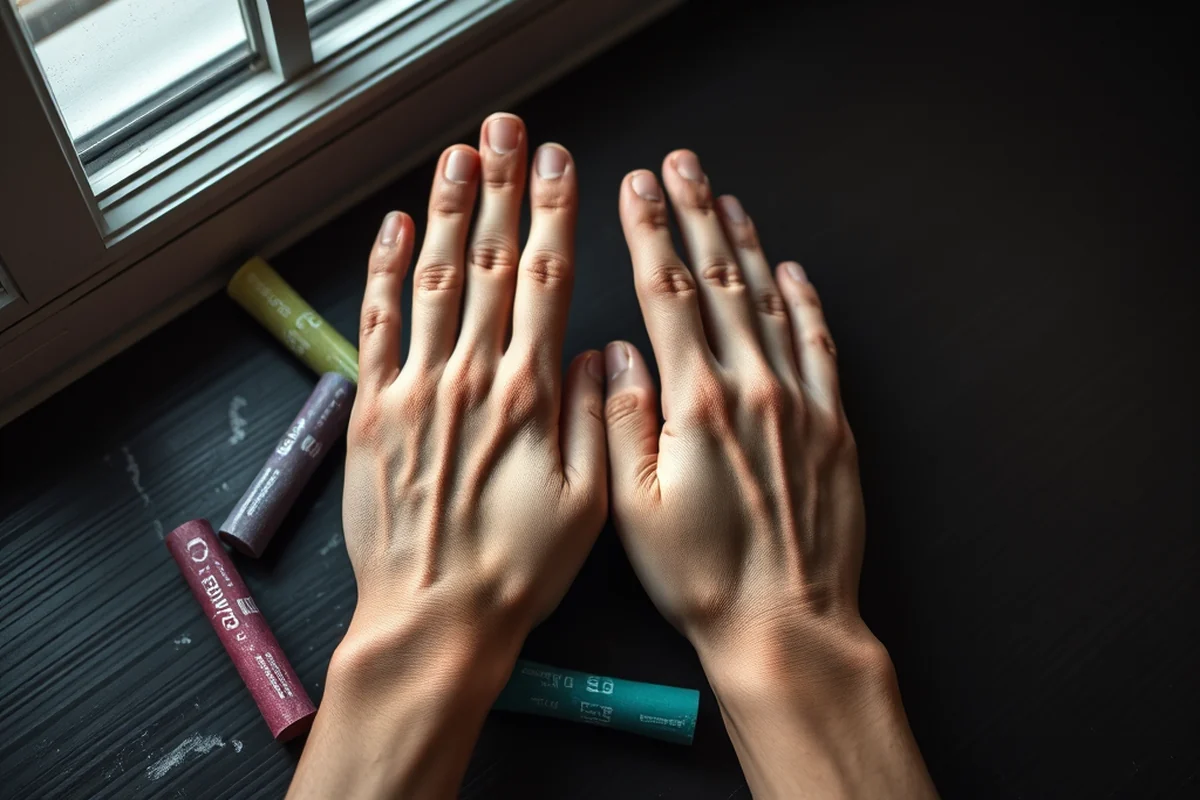 calisthenics hand chalk — Calisthenics Hand Chalk (the finished result)
