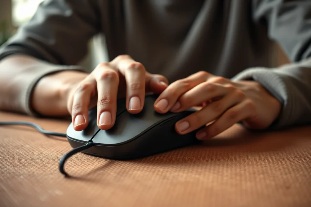 Hand And Mouse