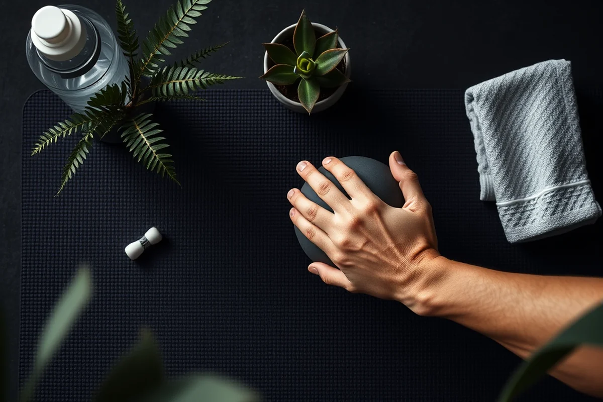 hand exercise with ball — Hand Exercise With Ball (the finished result)