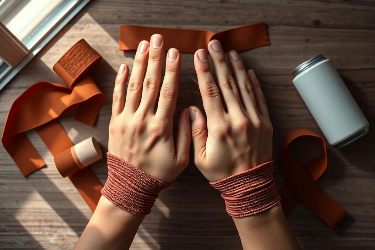 hand wraps for boxing — Hand Wraps For Boxing (the finished result)