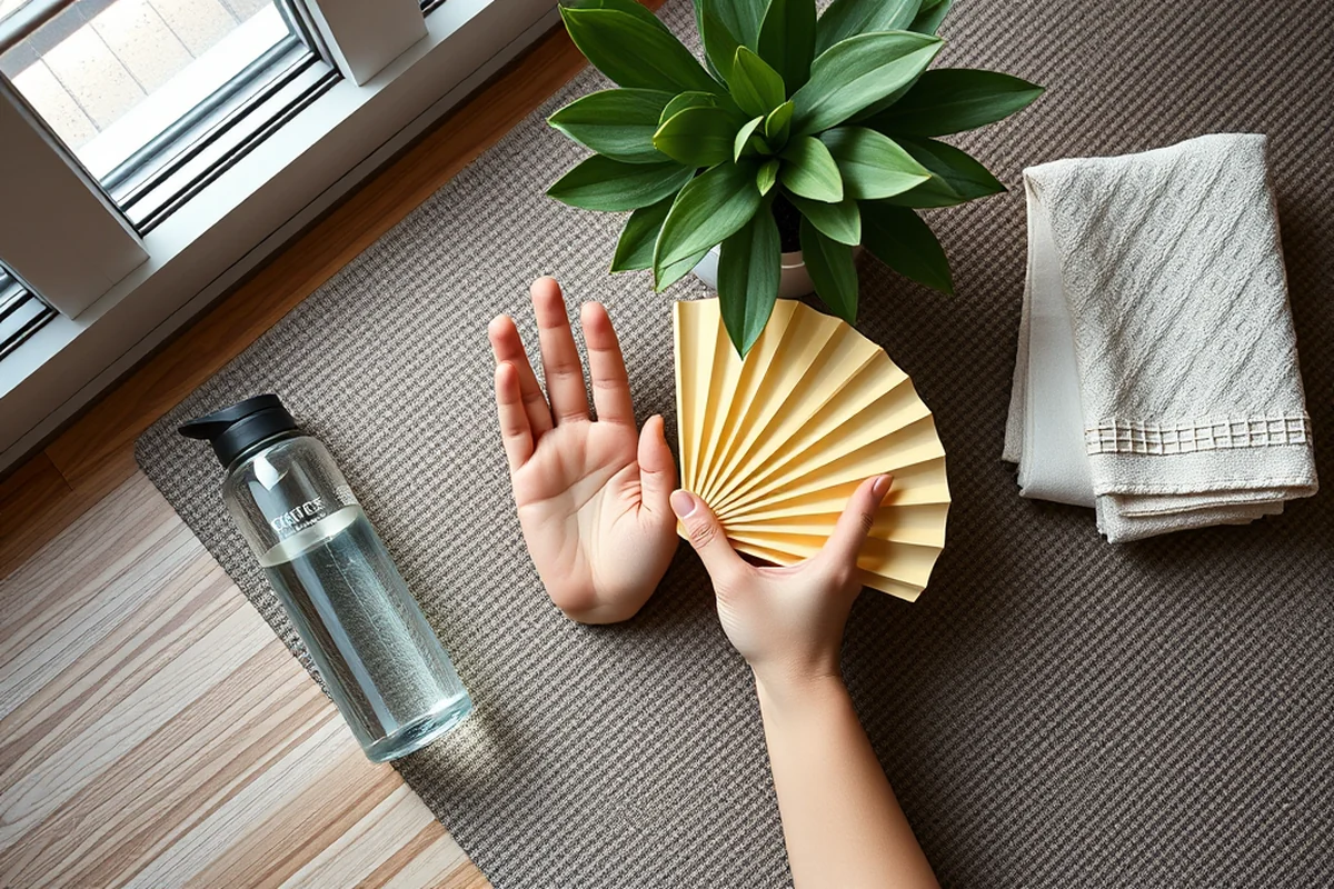 travel friendly hand fan — Travel Friendly Hand Fan (the finished result)